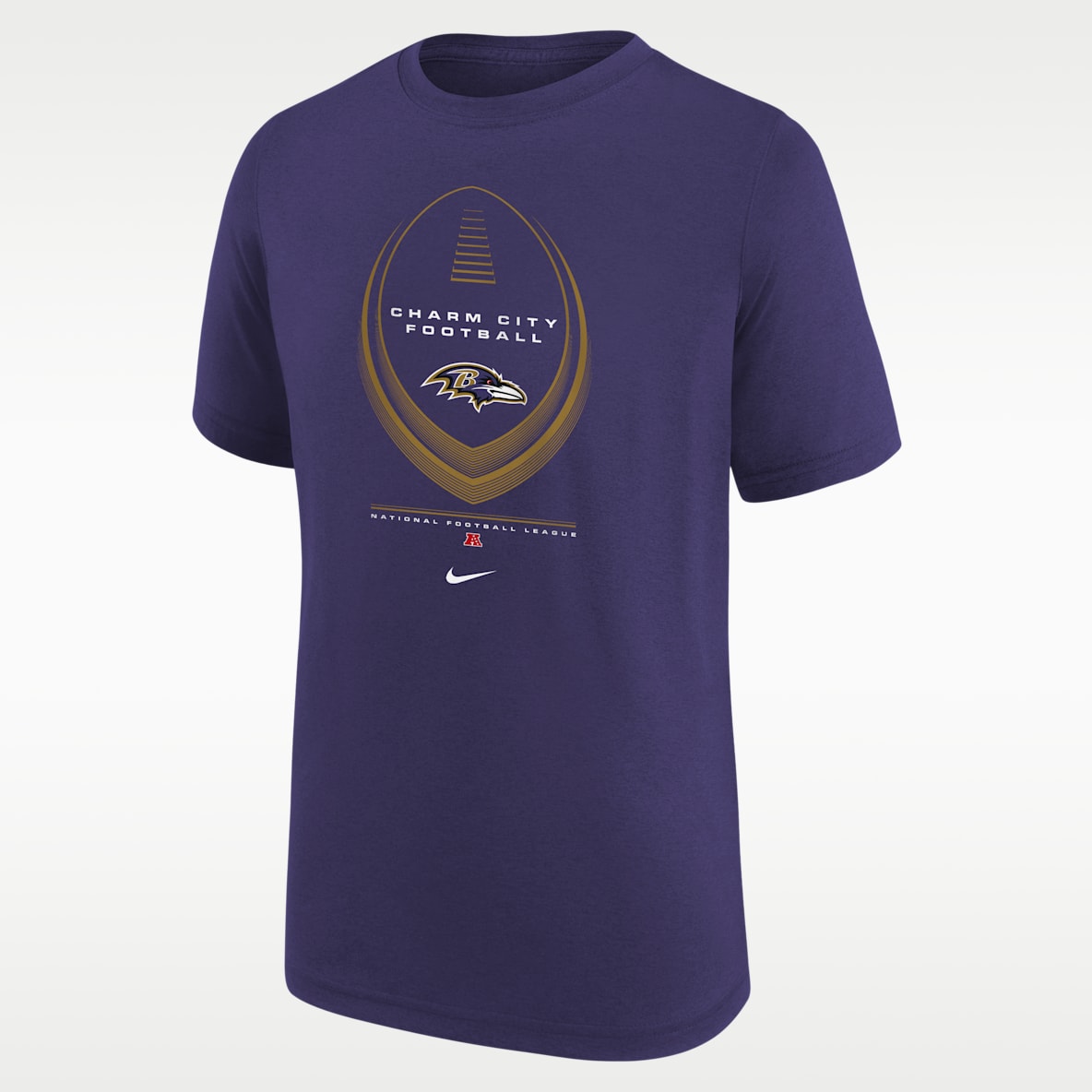 Baltimore Ravens Icon Legend Edition Big Kids' Nike Dri-FIT NFL T-Shirt