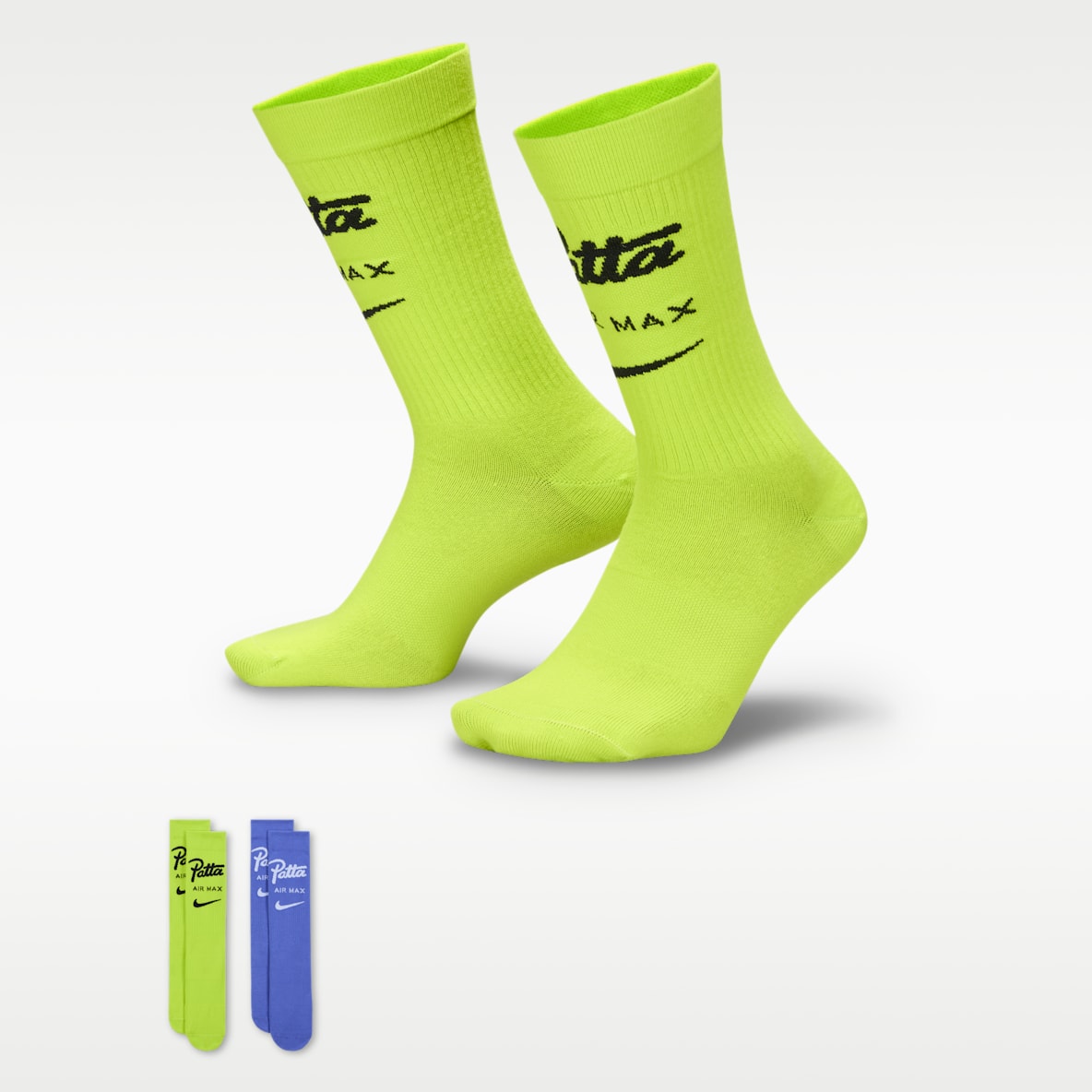 Nike x Patta Everyday Essentials Crew Socks (2 Pairs)