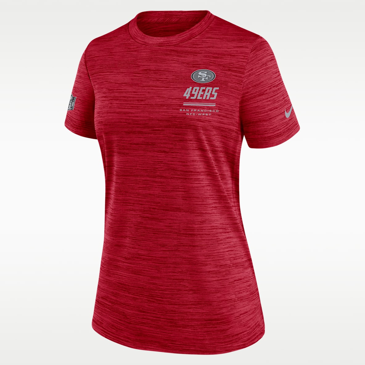 San Francisco 49ers Sideline Velocity Women's Nike Dri-FIT NFL T-Shirt