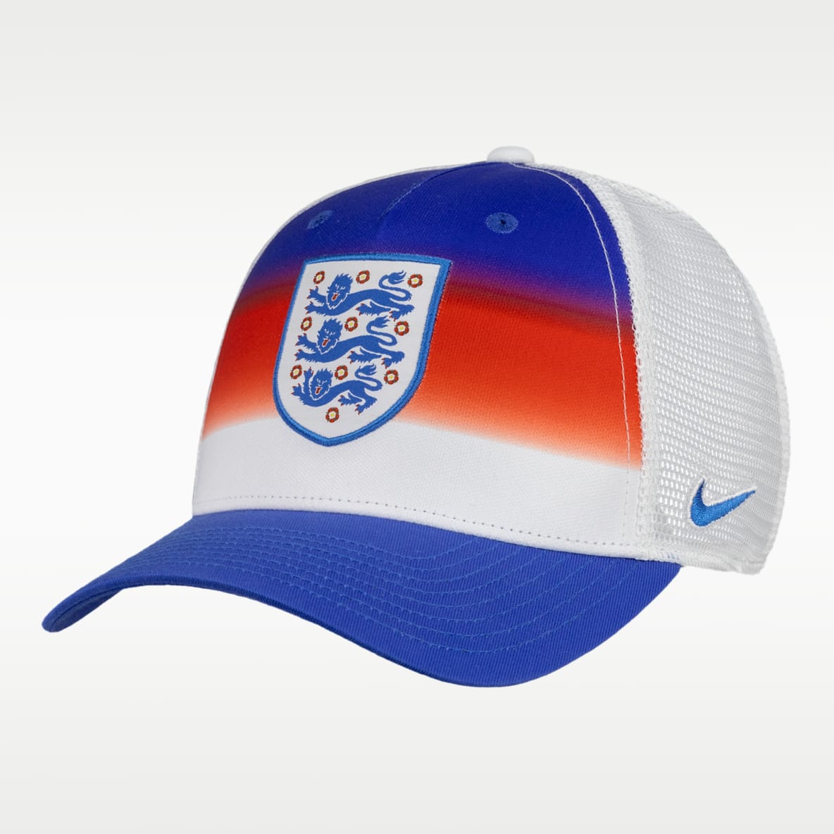 England Rise Gorra de rejilla de fútbol Nike ajustable con estructura