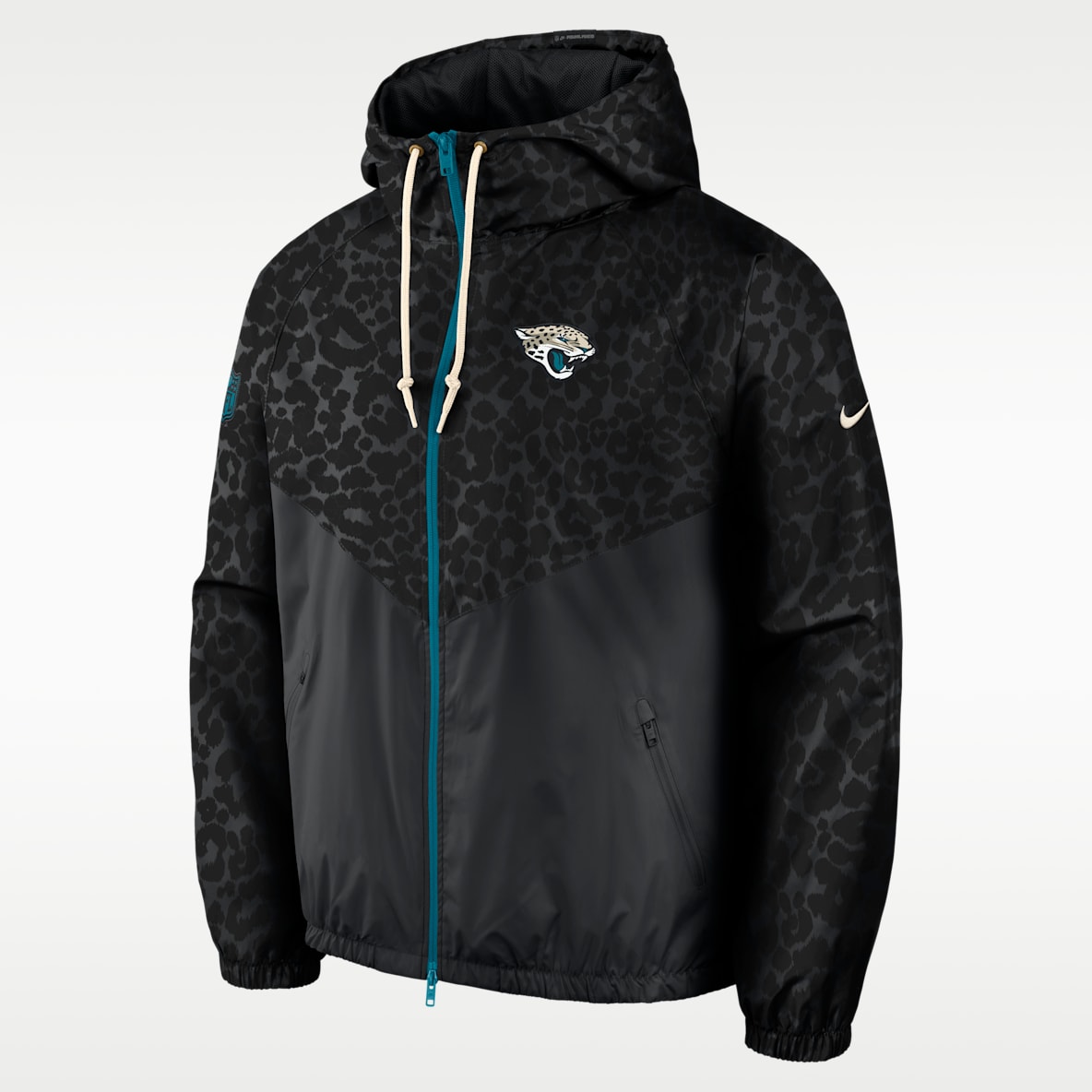 Jacksonville Jaguars Rivalries Collection Windrunner Chamarra Nike de la NFL de cierre completo para hombre