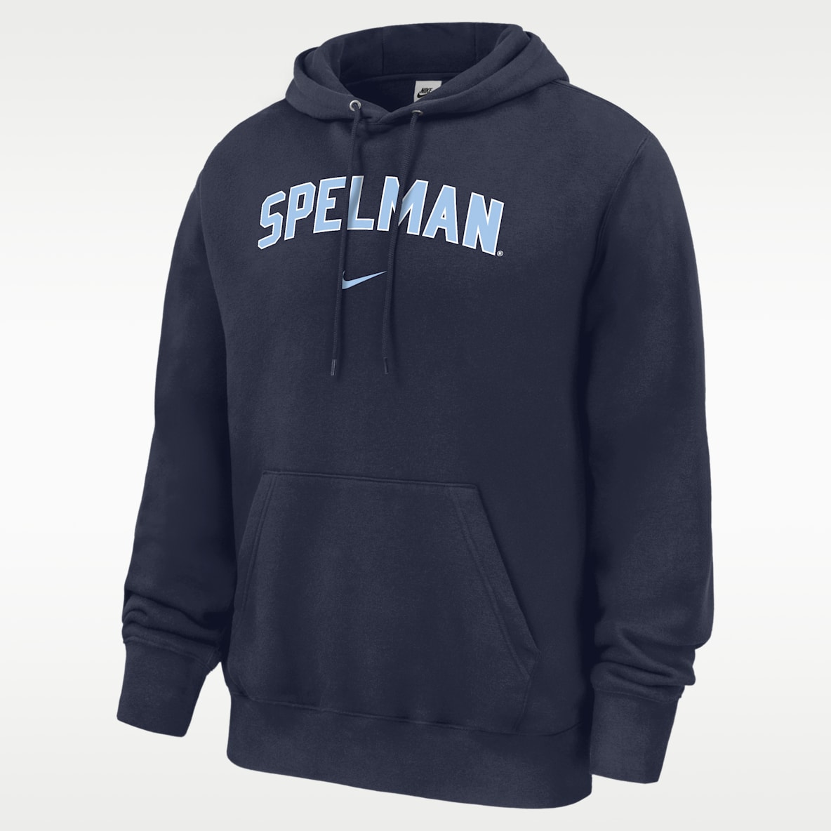 Nike College (Spelman College) Sudadera con gorro sin cierre Club Fleece para hombre