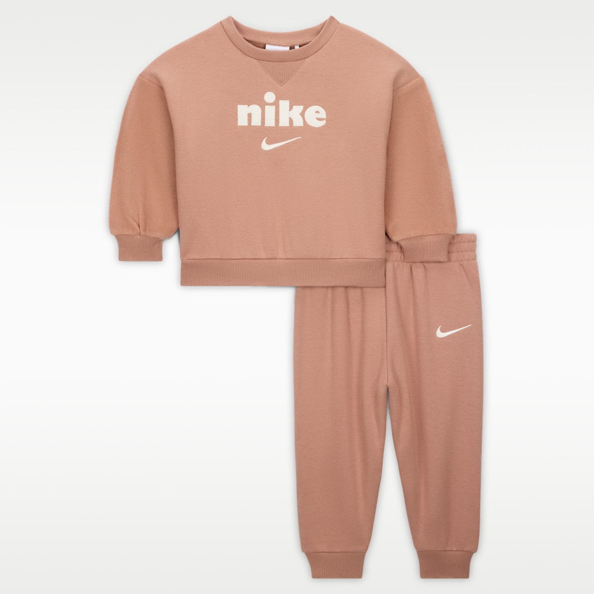 Nike Cozy Comfort Conjunto de cuello redondo de dos piezas para bebé