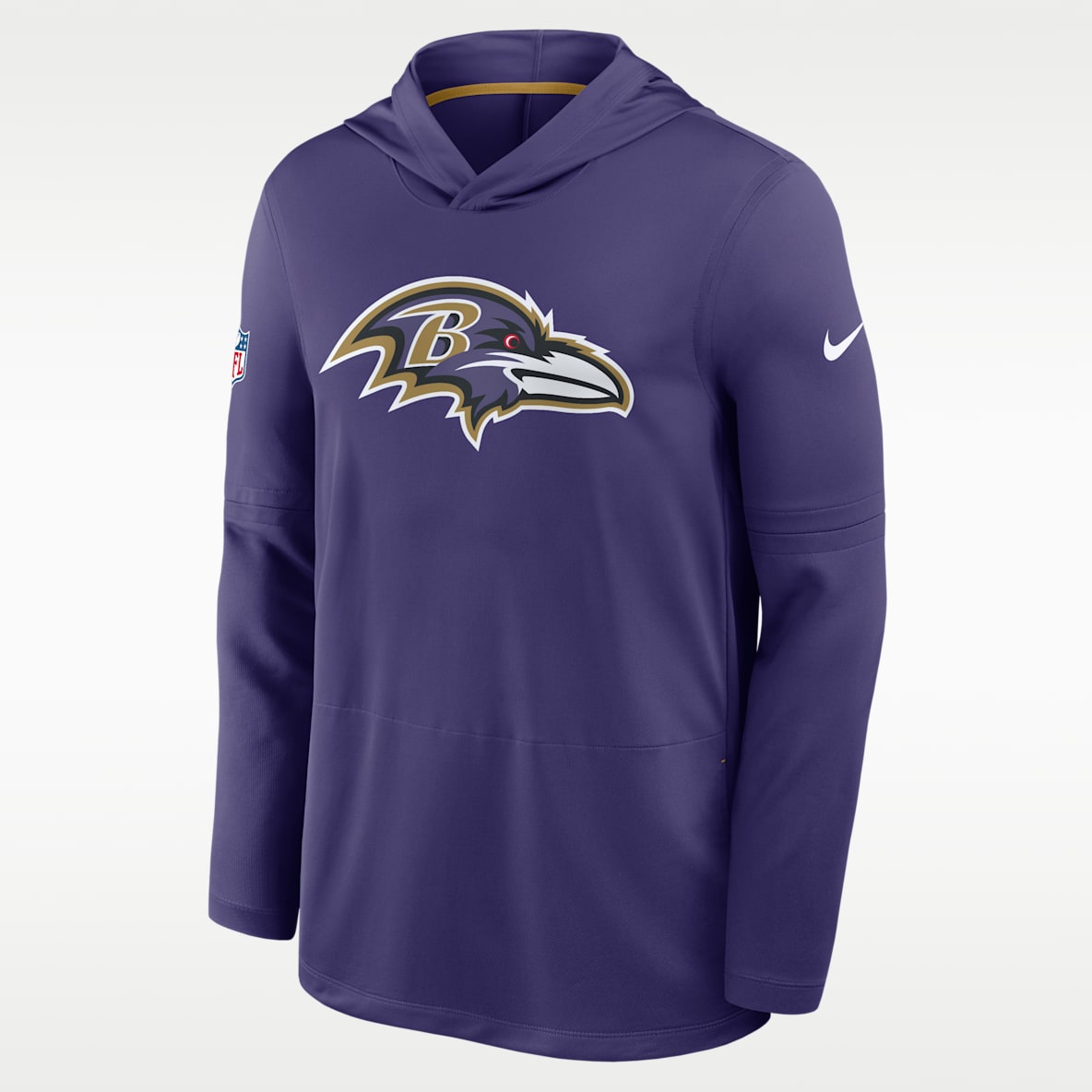 Baltimore Ravens Alt Men's Nike Dri-FIT NFL Long-Sleeve Hooded Top