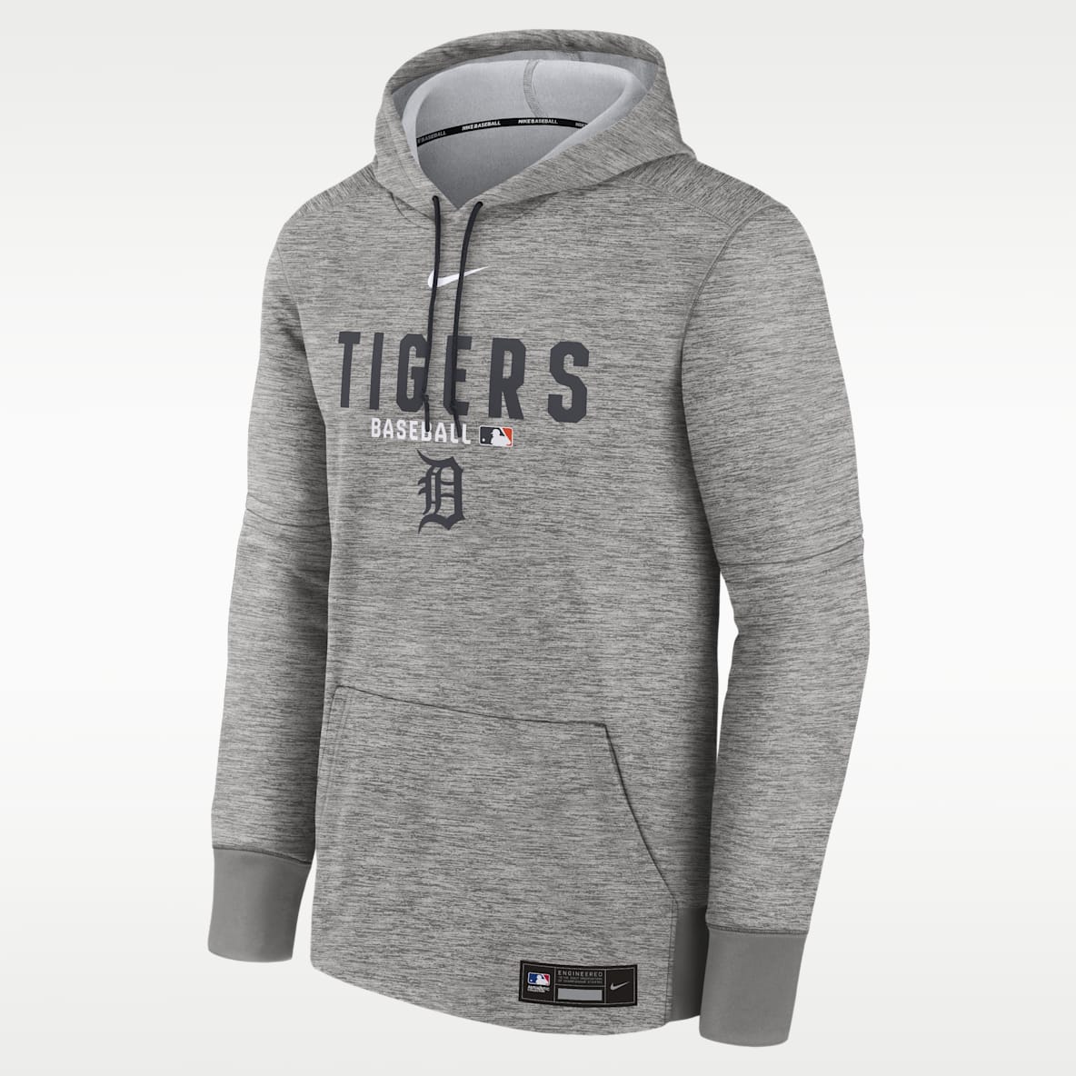 Detroit Tigers Authentic Collection Men's Nike Therma MLB Pullover Hoodie