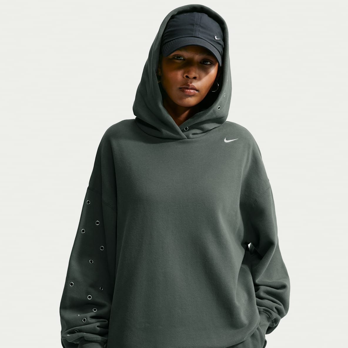 Nike Studio Fleece Medium Weight Women's Oversized Pullover Hoodie