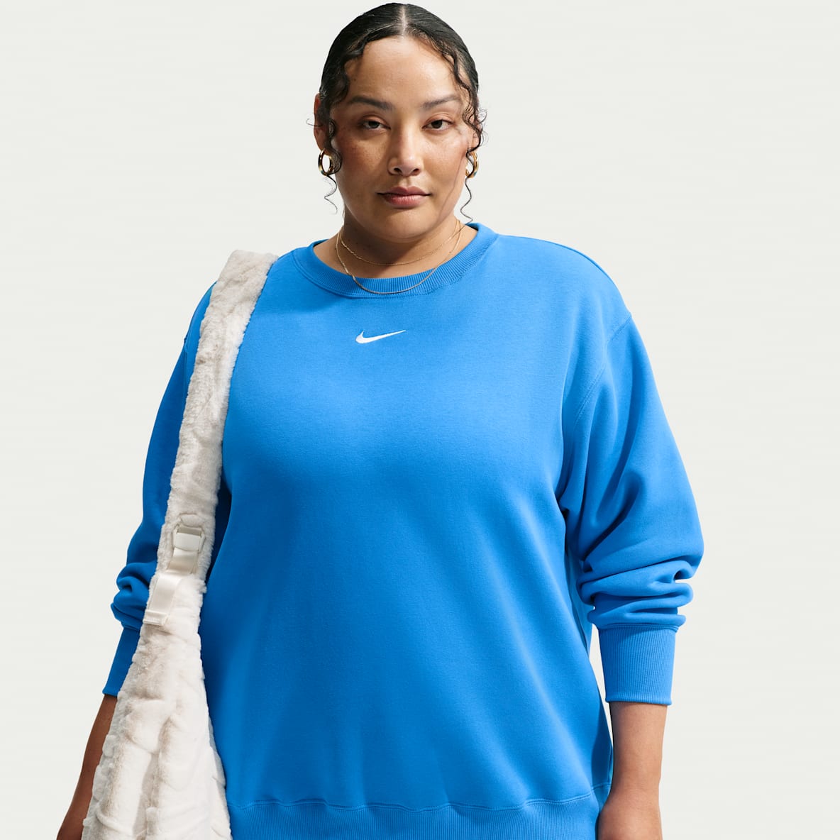 Nike Sportswear Phoenix Fleece Women's Oversized Crew-Neck Sweatshirt (Plus Size)