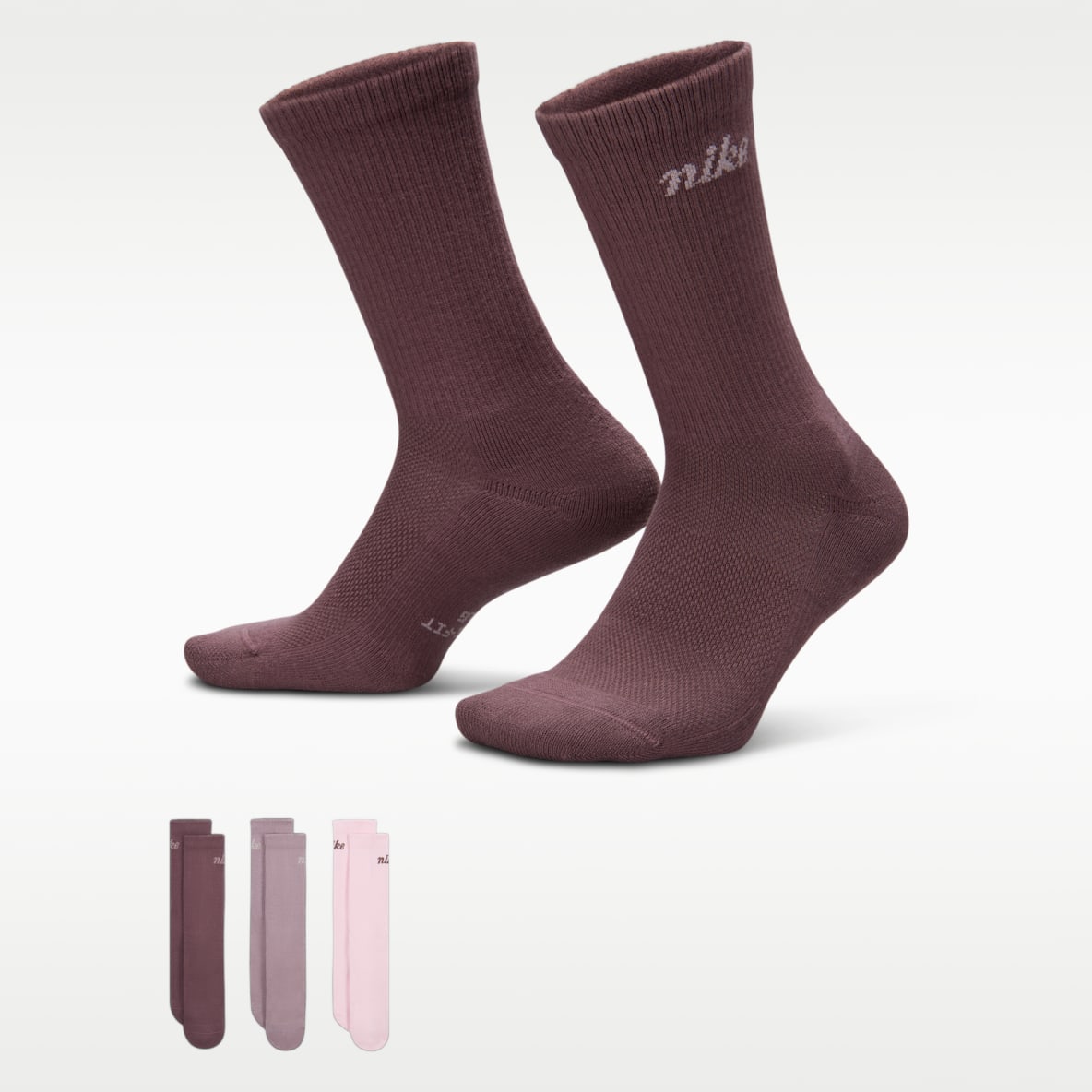 나이키 에브리데이 엘리베이티드 크루 삭스(3켤레)