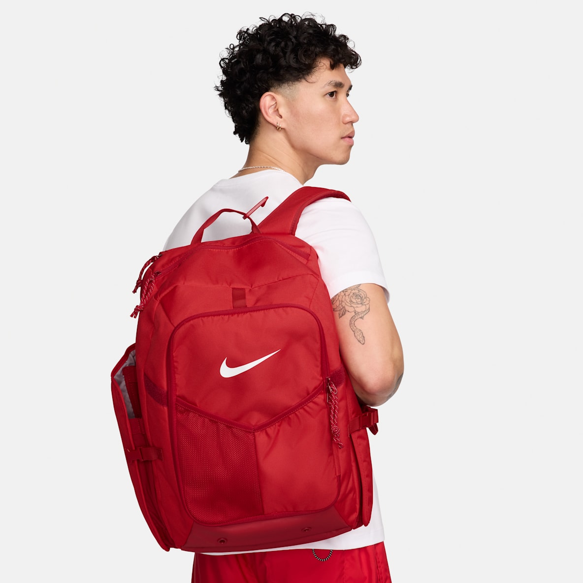 red nike back pack