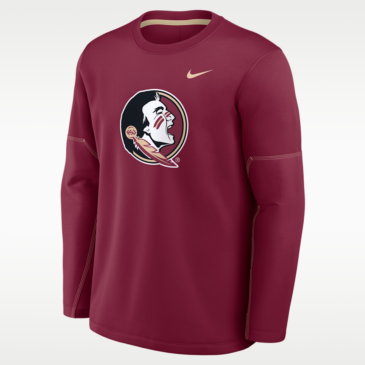 Florida State Sideline Coaches Men's Nike Therma-FIT College Long-Sleeve T-Shirt