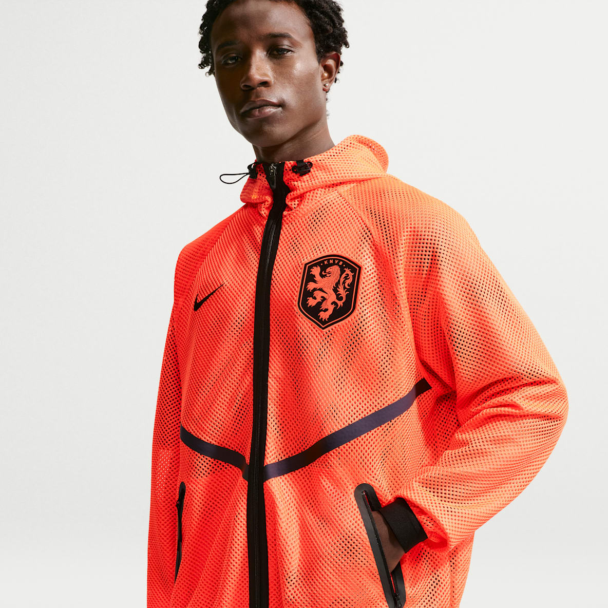 Netherlands Men's Nike Dri-FIT Soccer Anthem Jacket