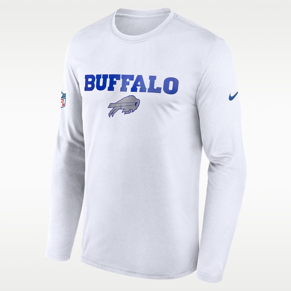 Buffalo Bills Rivalries Collection Sideline Legend Small Logo Men's Nike Dri-FIT NFL Long-Sleeve T-Shirt