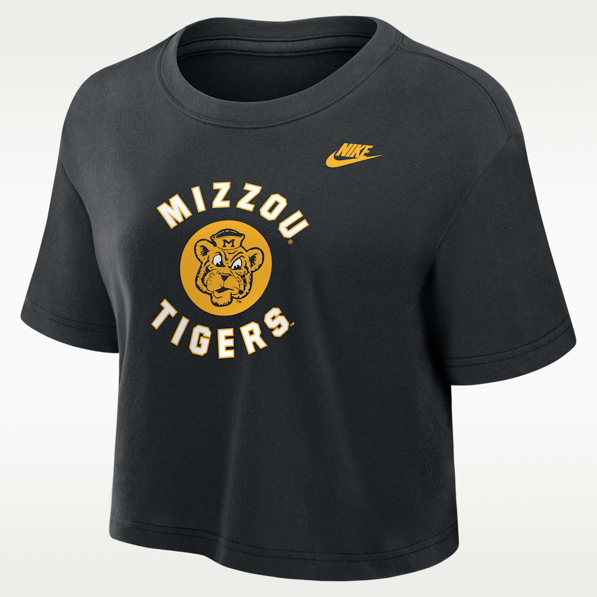 Missouri Tigers Women's Nike Dri-FIT Cropped T-Shirt