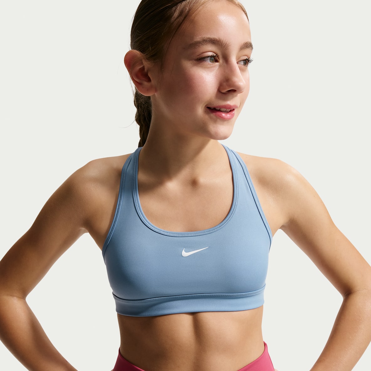 Nike Swoosh Sport-BH für Mädchen