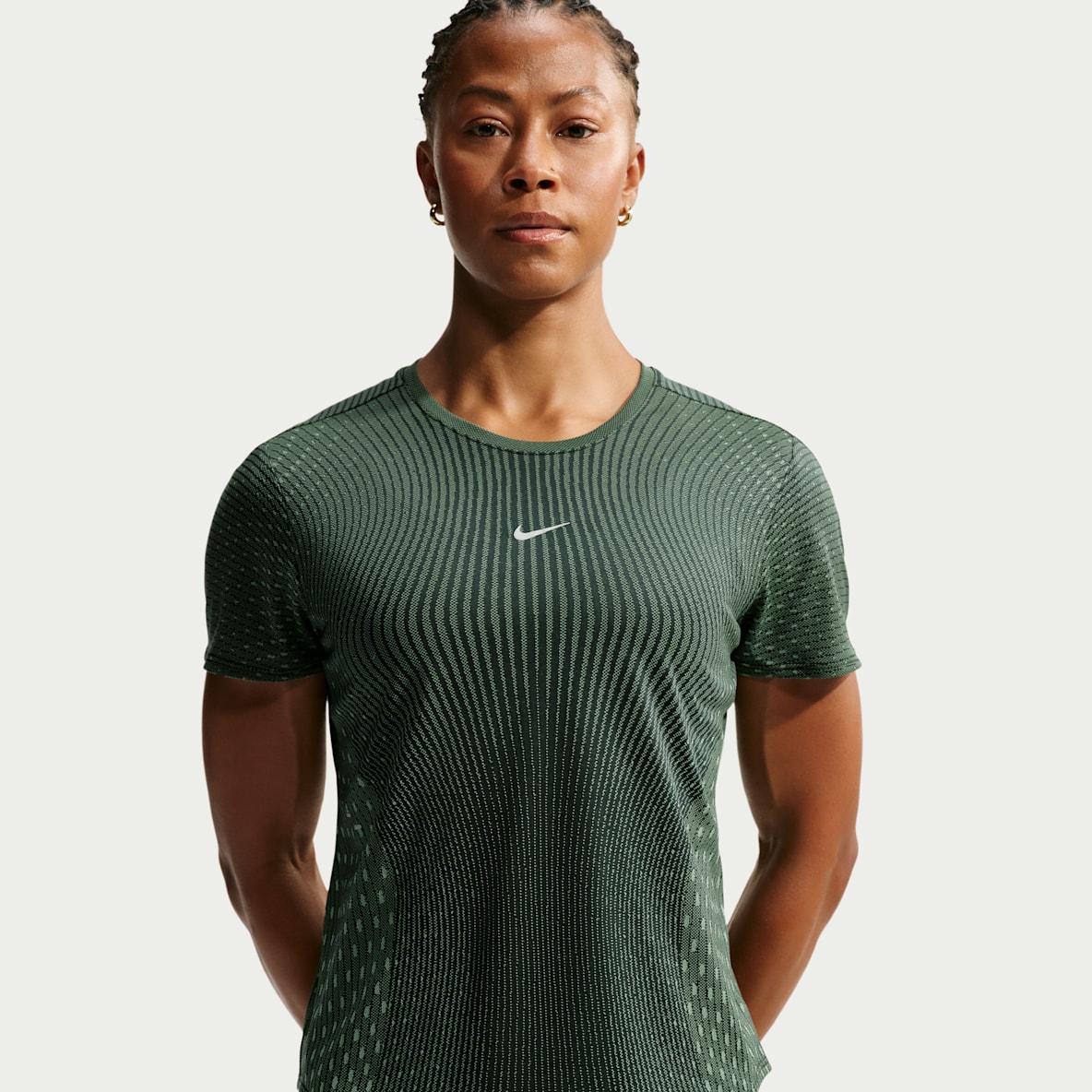 Nike Swift Haut de running à manches courtes Aero-FIT pour femme