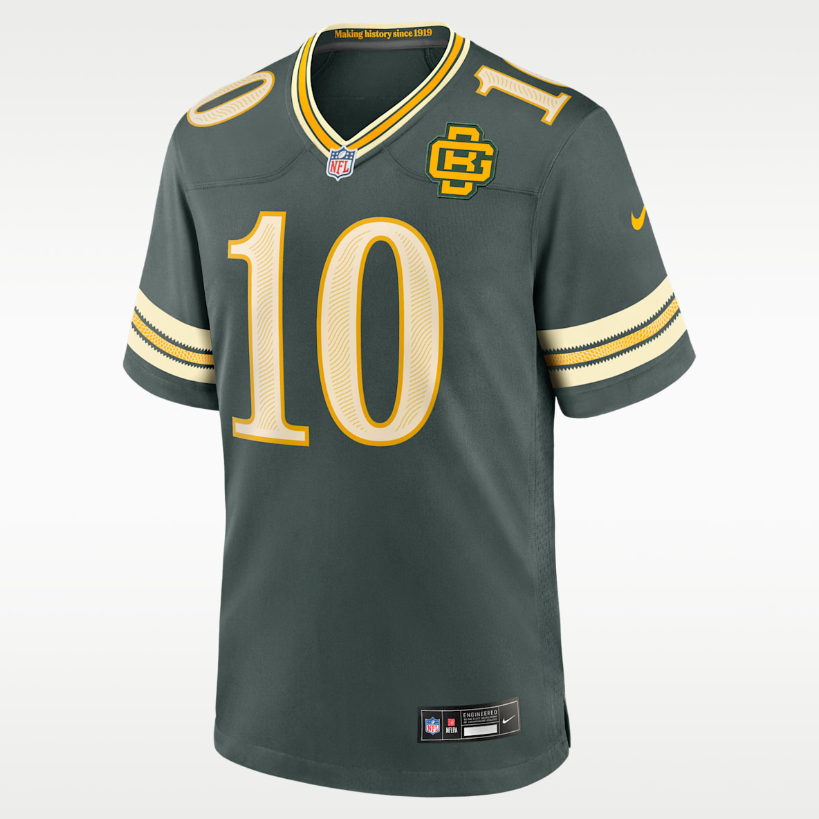 Jordan Love Green Bay Packers Rivalries Collection Men's Nike NFL Game Jersey