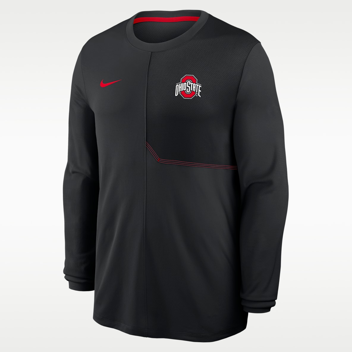Ohio State Sideline Coach Men's Nike Dri-FIT College Long-Sleeve Top