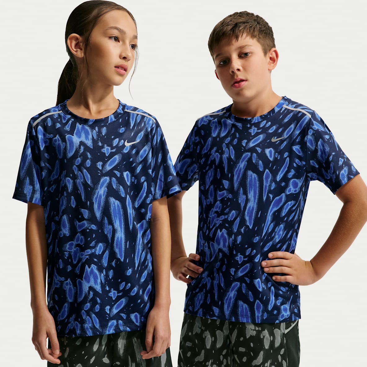 Nike Miler Haut à manches courtes Dri-FIT pour enfant