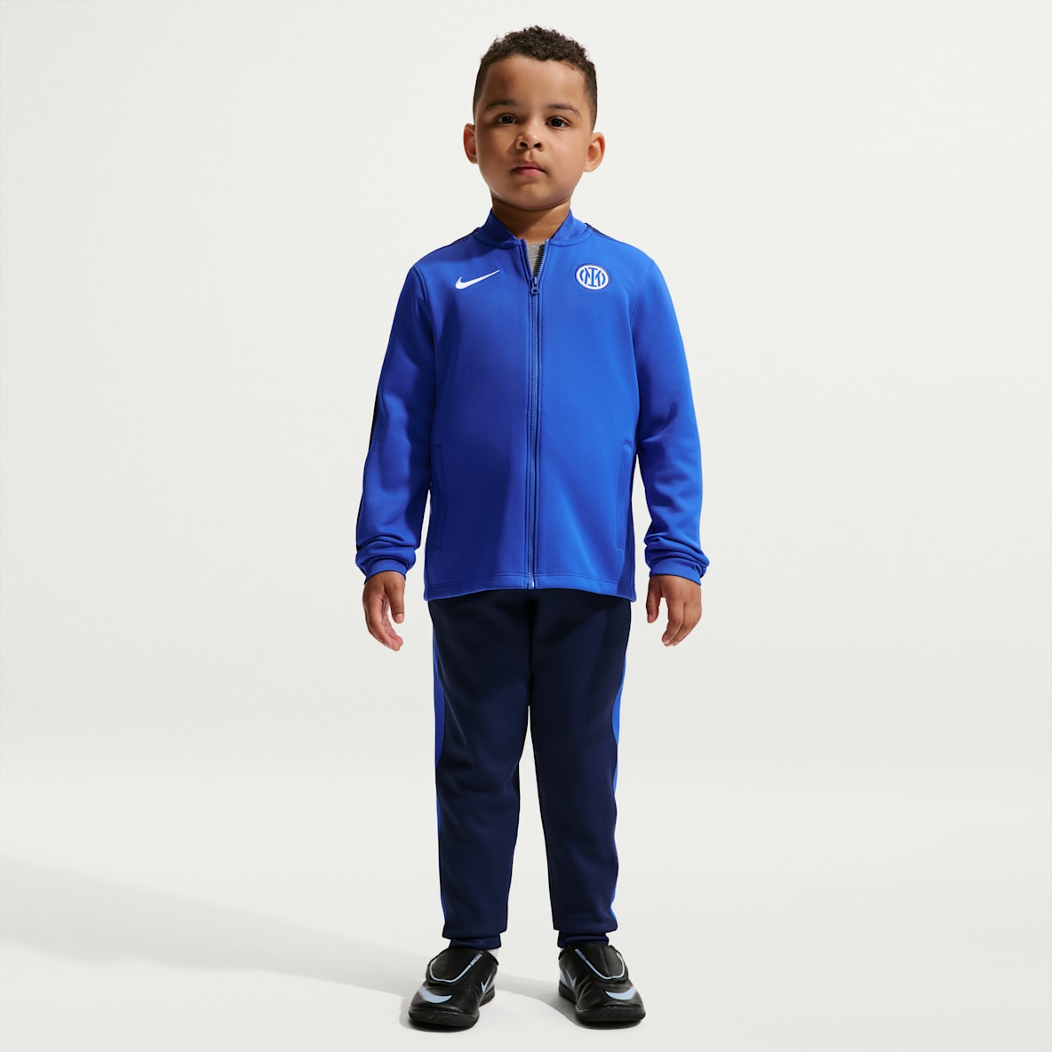 Inter Milan Strike Younger Kids' Nike Dri-FIT Football Knit Tracksuit
