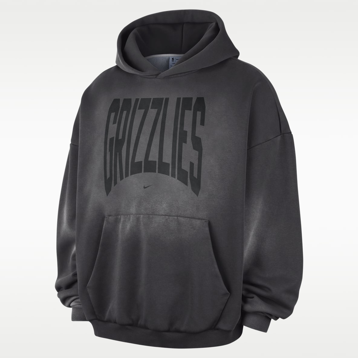 Memphis Grizzlies Standard Issue Men's Therma-FIT Fleece Basketball Pullover Hoodie