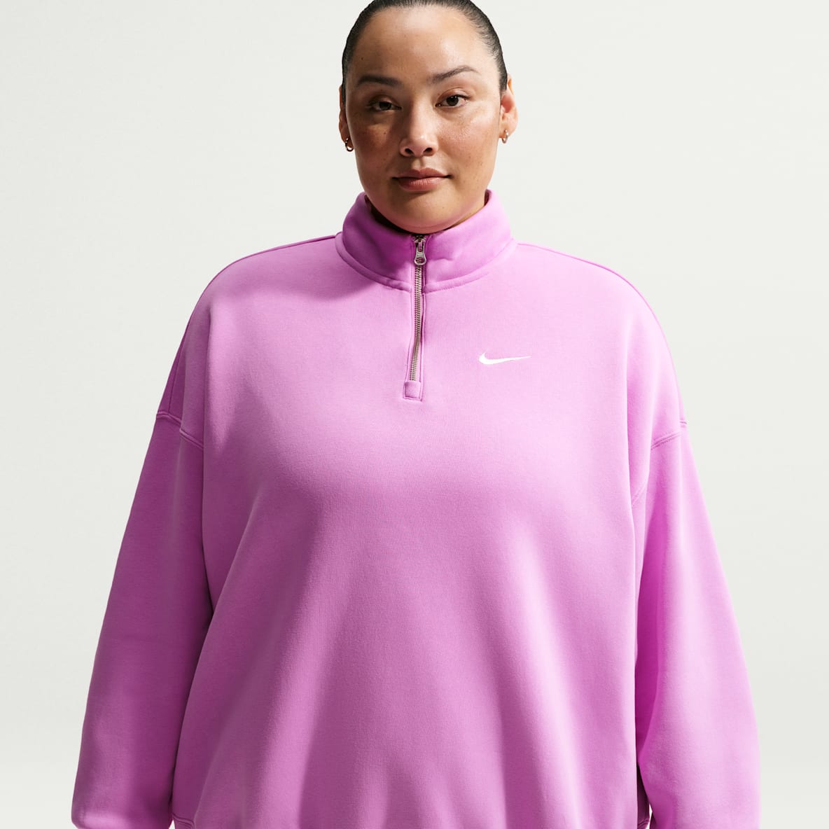 Nike Sportswear Phoenix Fleece Women's Over-Oversized 1/4-Zip (Plus Size)
