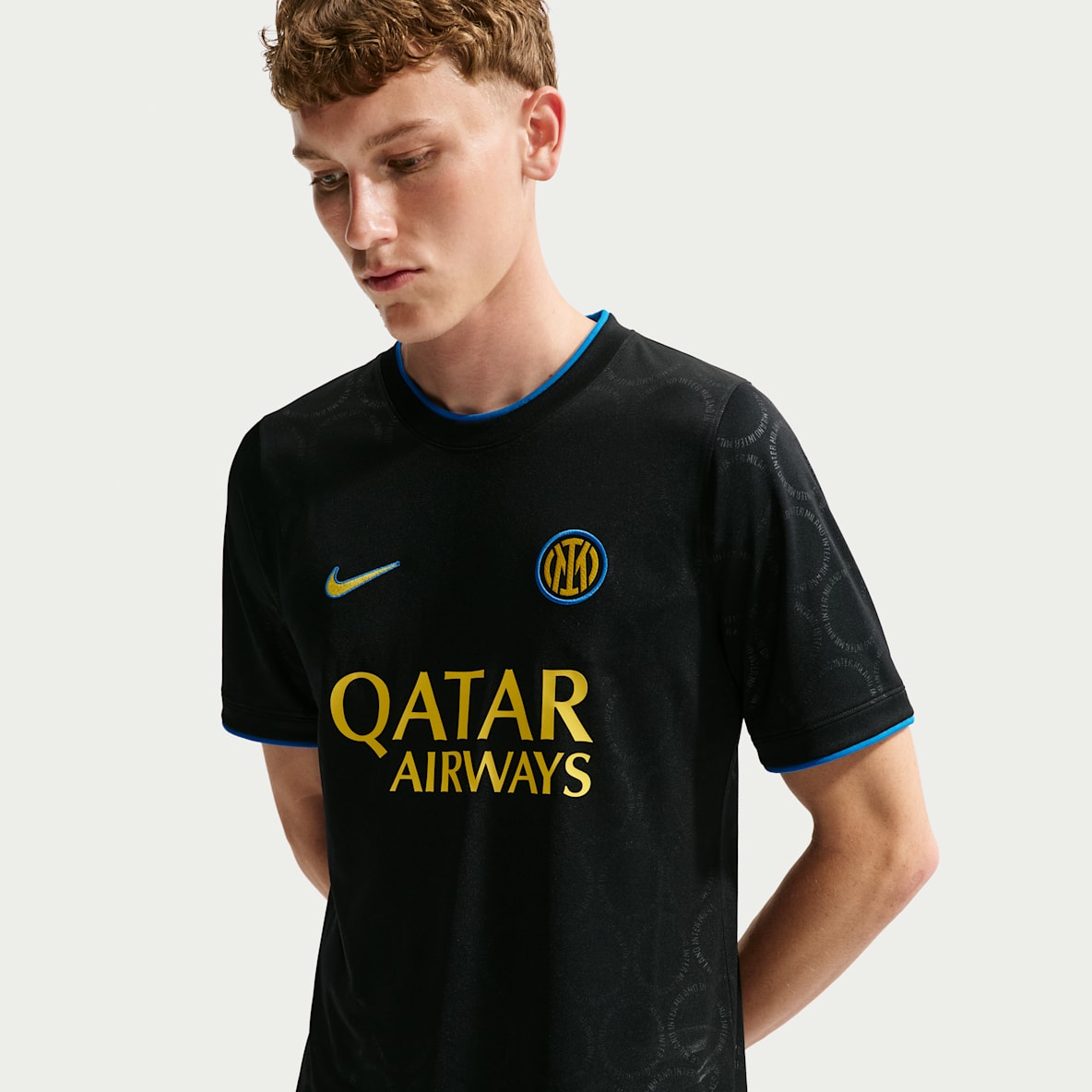 Inter Milan 3e tenue Haut de foot d'avant-match Nike Dri-FIT pour homme