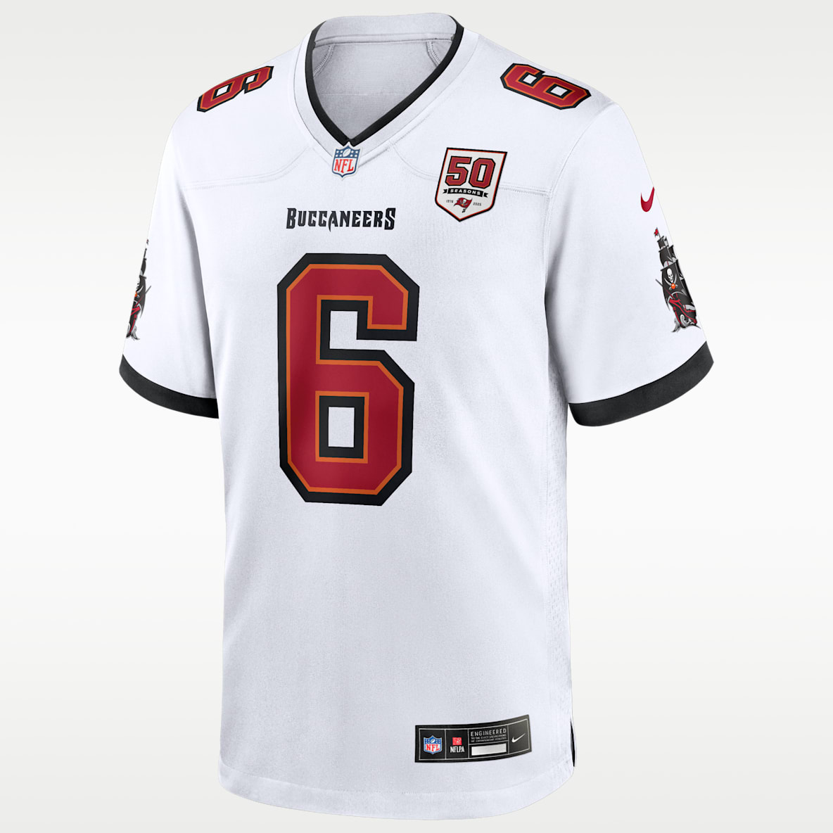 Baker Mayfield Tampa Bay Buccaneers 50th Anniversary Men's Nike NFL Game Jersey