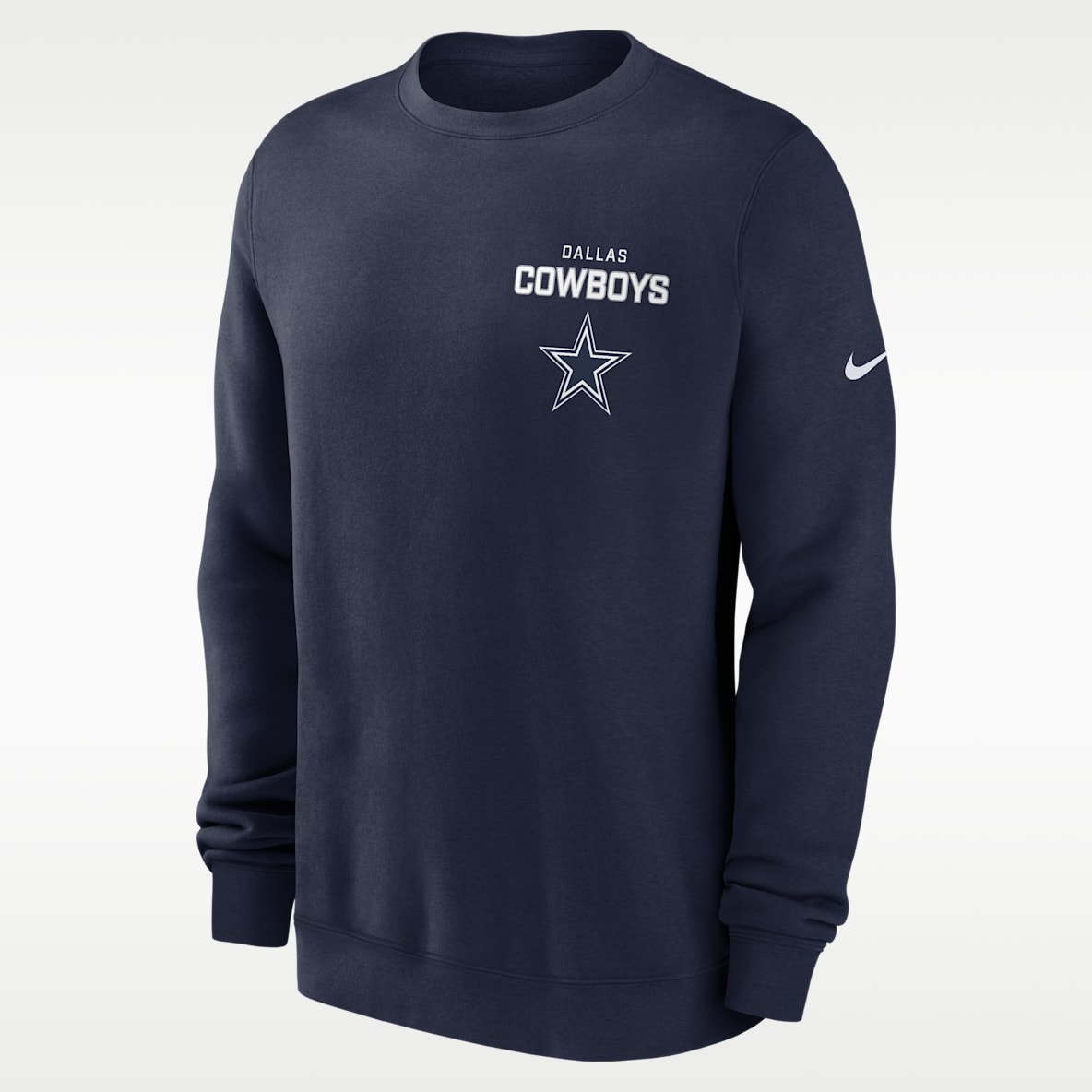 Dallas Cowboys Draw Block Club Men's Nike NFL Pullover Crew