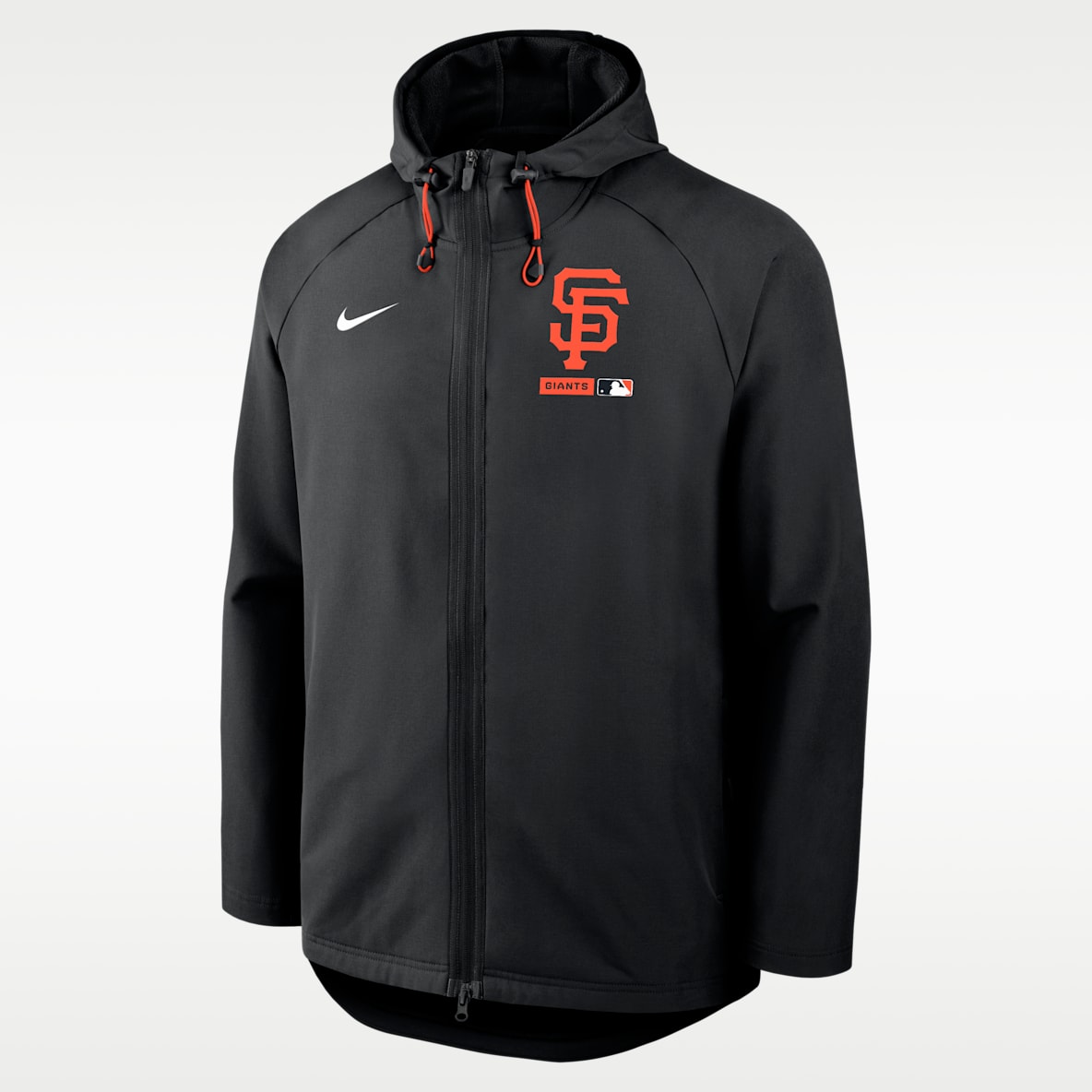 San Francisco Giants Authentic Collection Chamarra Nike Therma-FIT de la MLB con gorro y cierre completo para hombre