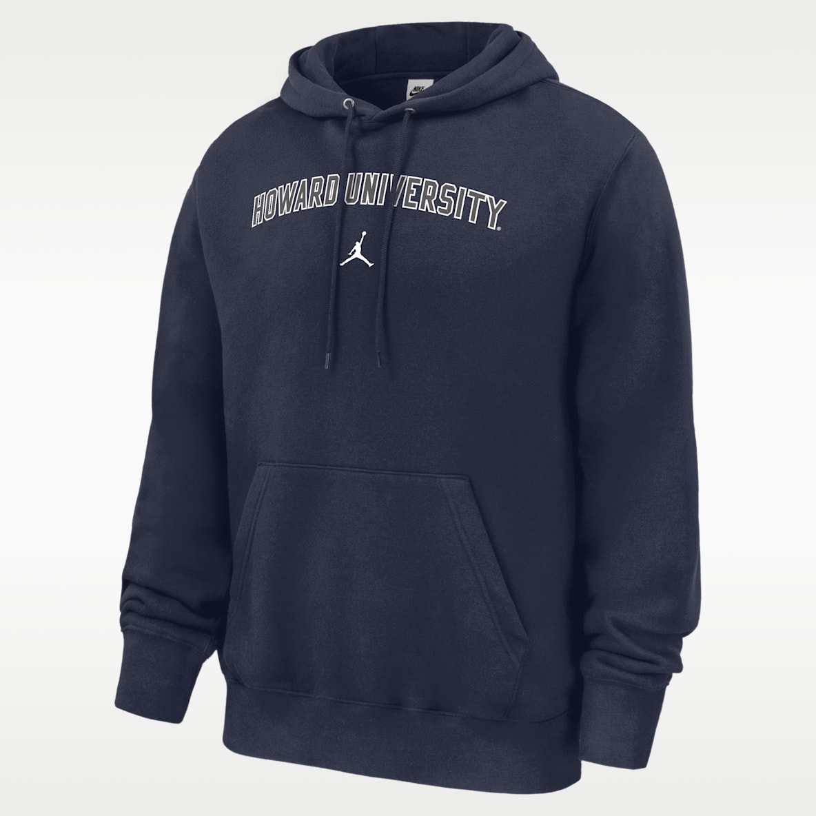 Nike College (Howard University) Sudadera con gorro sin cierre Club Fleece para hombre