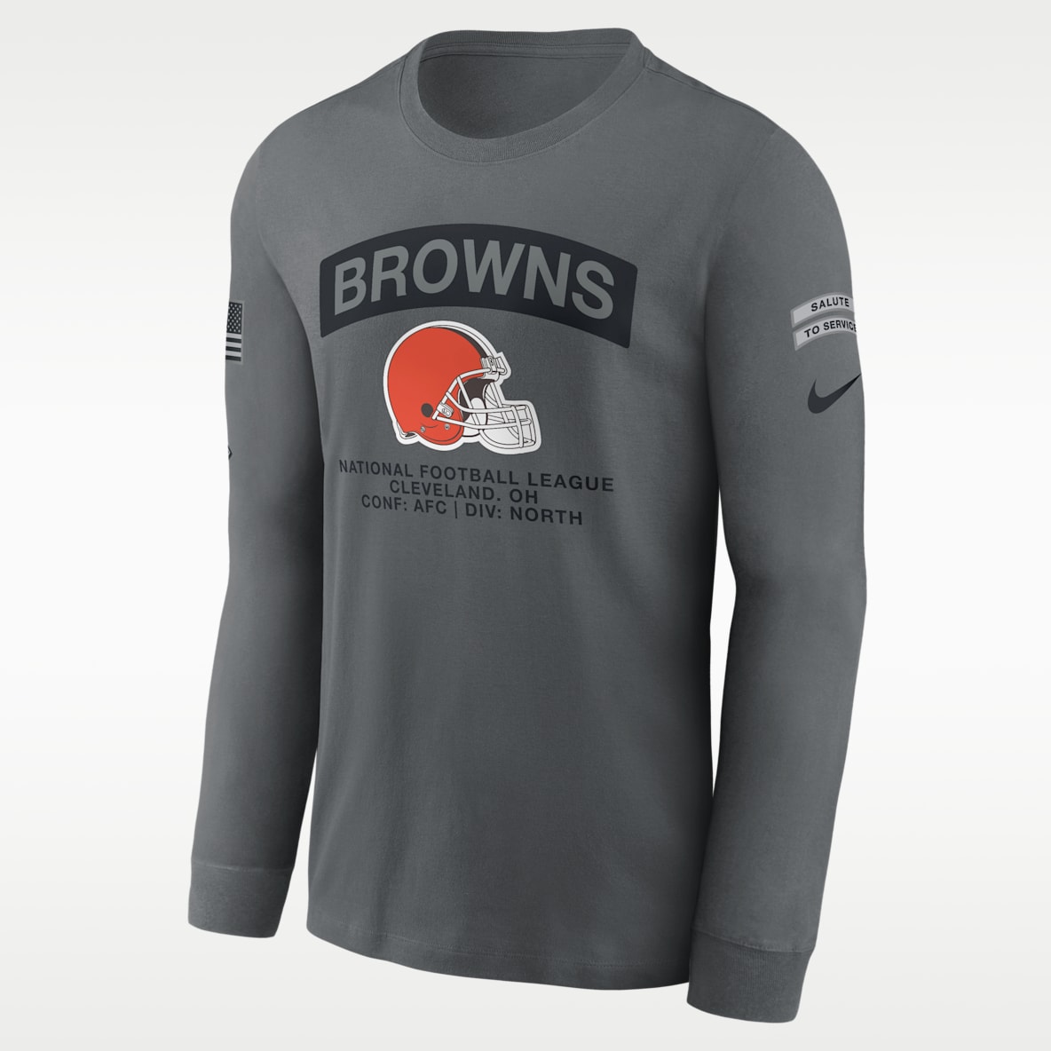 Cleveland Browns Salute to Service Men's Nike NFL Long-Sleeve T-Shirt