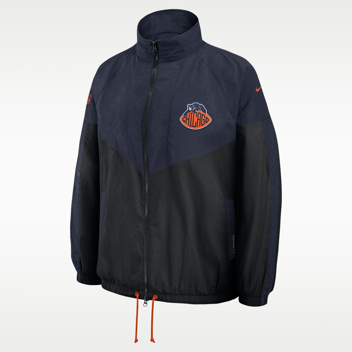 Chicago Bears Rivalries Collection Women's Nike NFL Oversized Full-Zip Jacket