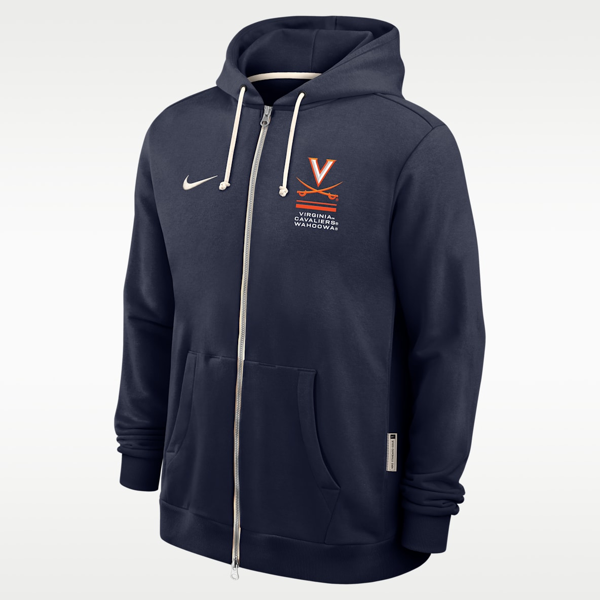 Virginia Sideline Standard Issue Men's Nike Dri-FIT College Full-Zip Hoodie