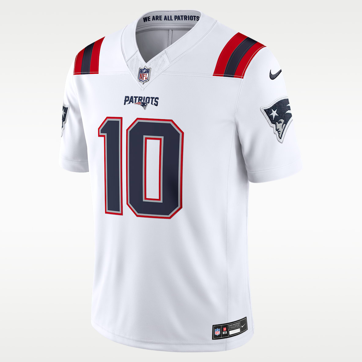 Drake Maye New England Patriots Men's Nike Dri-FIT NFL Limited Jersey