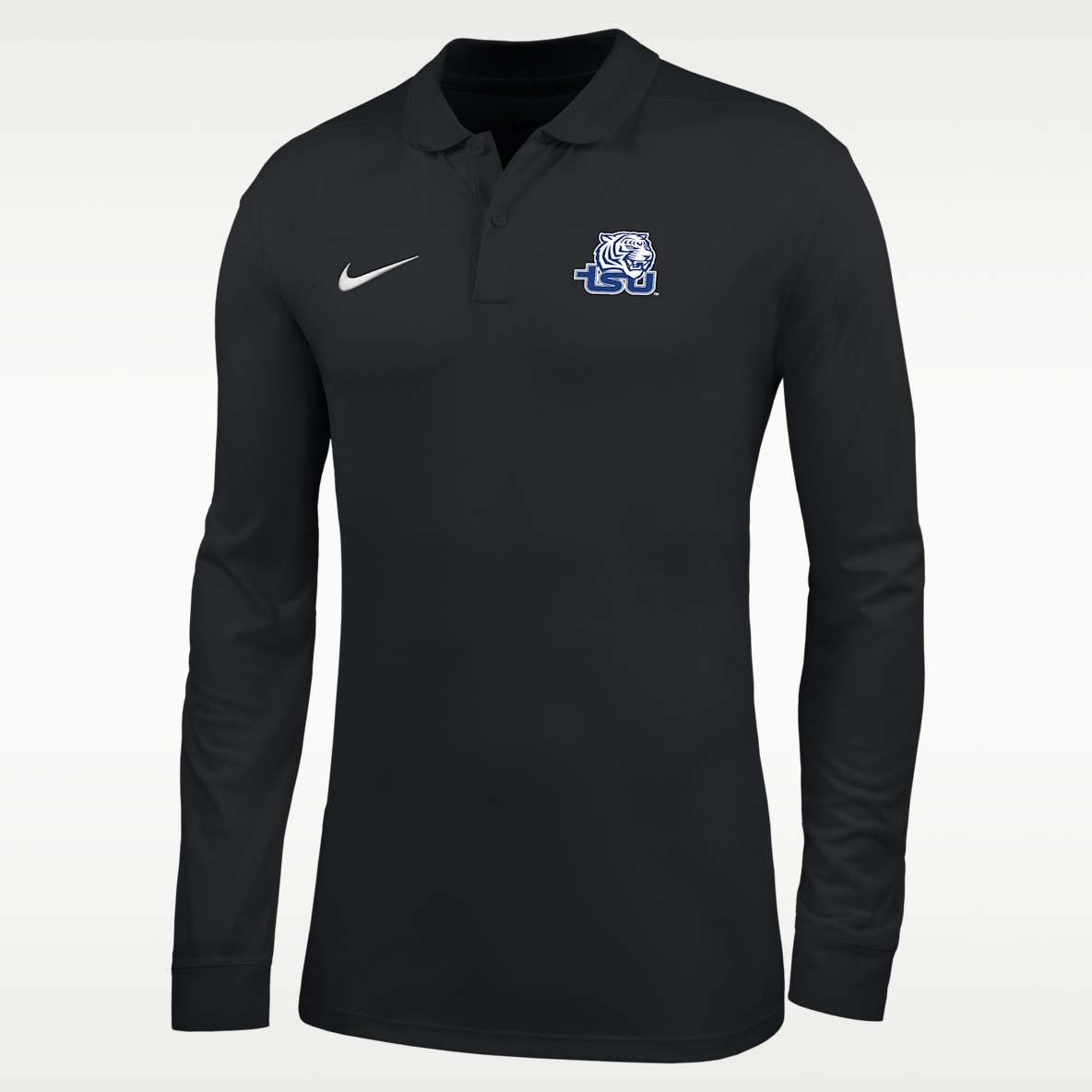 Nike College (Tennessee State University) Men's Dri-FIT Long-Sleeve Polo