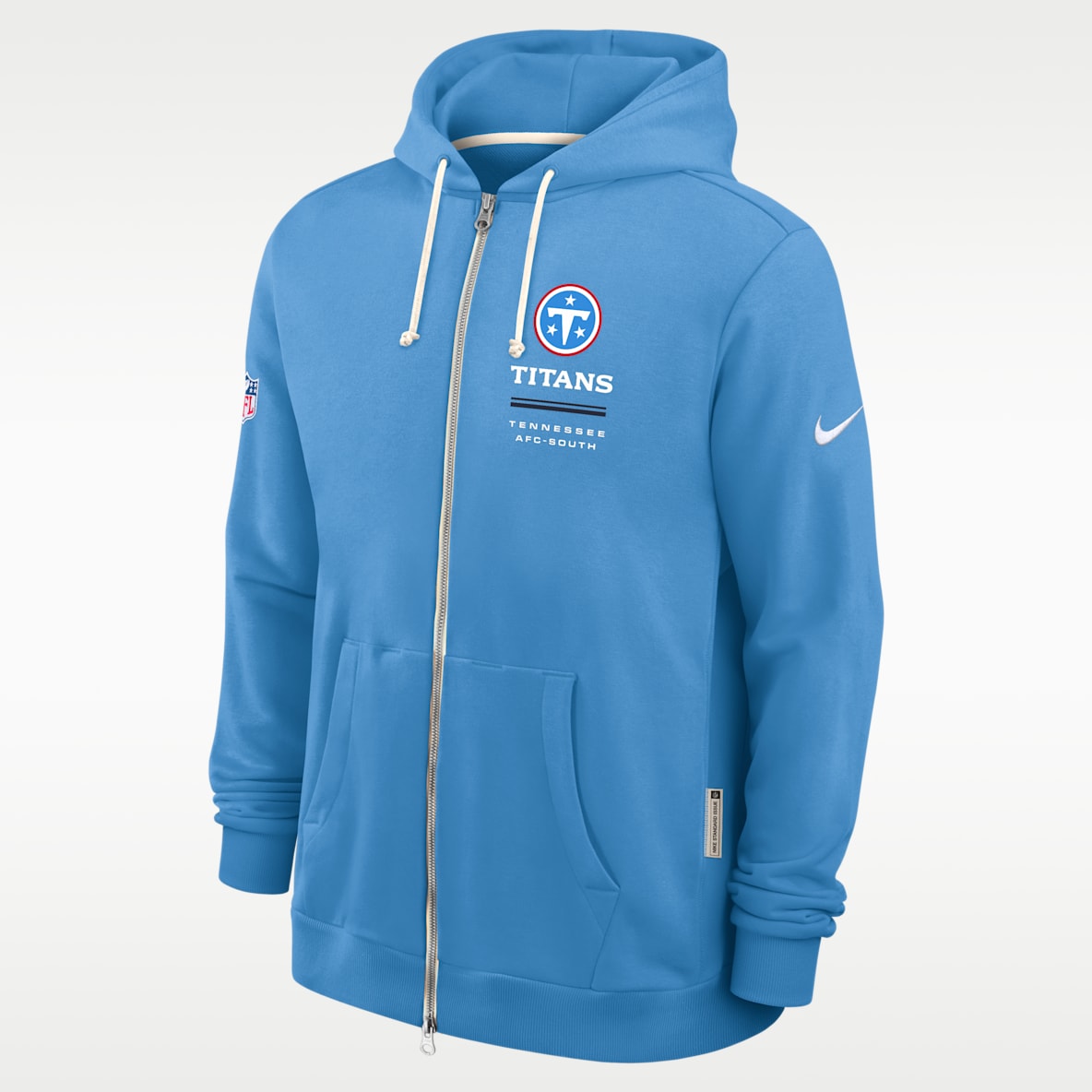 Tennessee Titans Sideline Standard Issue Men's Nike Dri-FIT NFL Full-Zip Hoodie