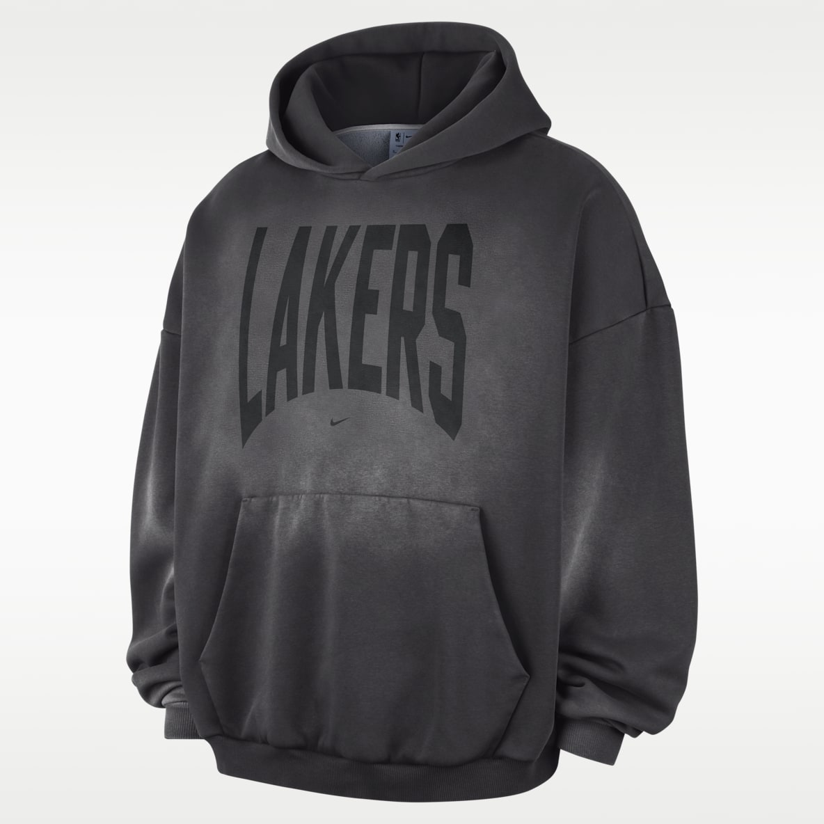 Los Angeles LakersStandard Issue Men's Therma-FIT Fleece Washed Basketball Hoodie