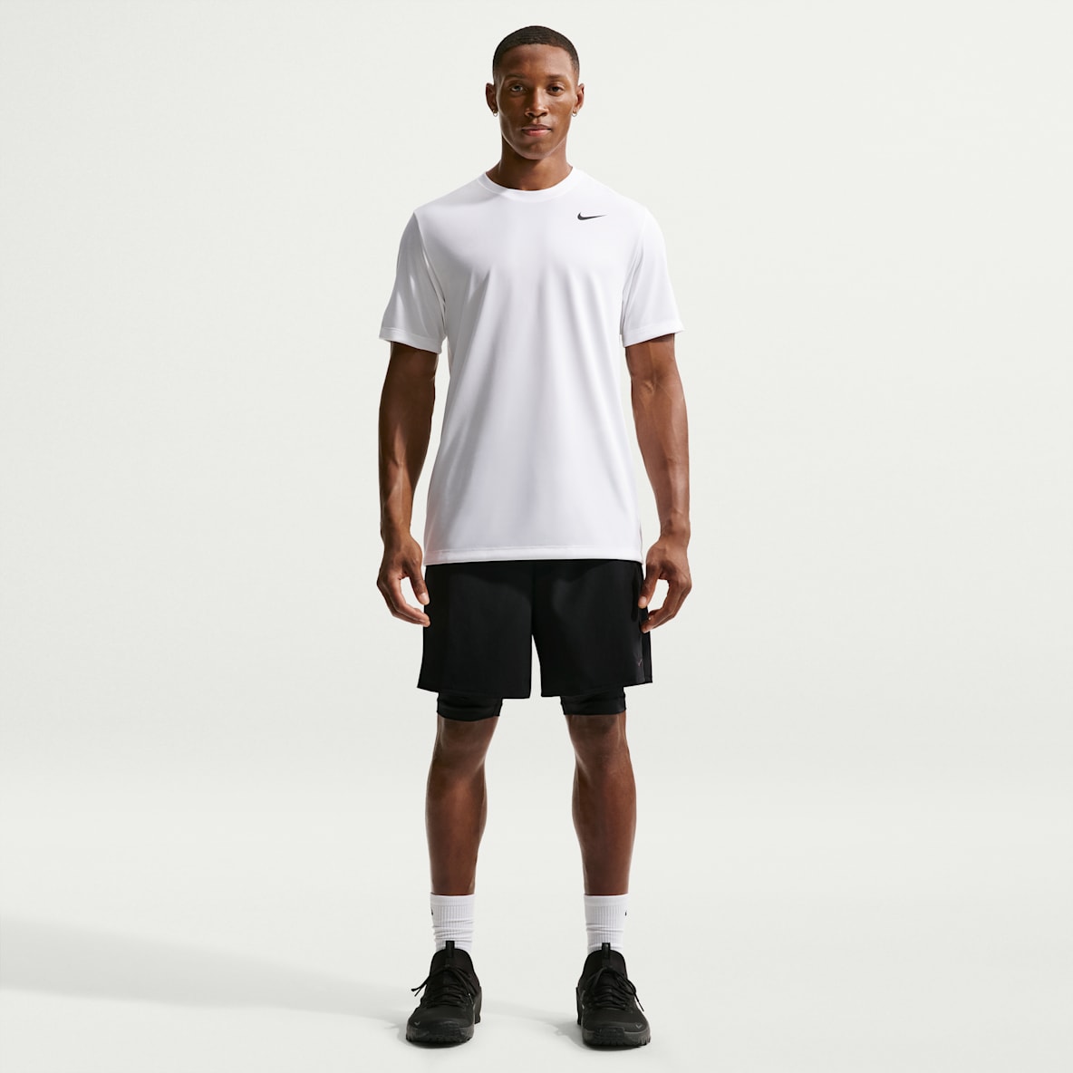 Nike Unlimited Multifunctionele 2-in-1 herenshorts met Dri-FIT (18 cm)