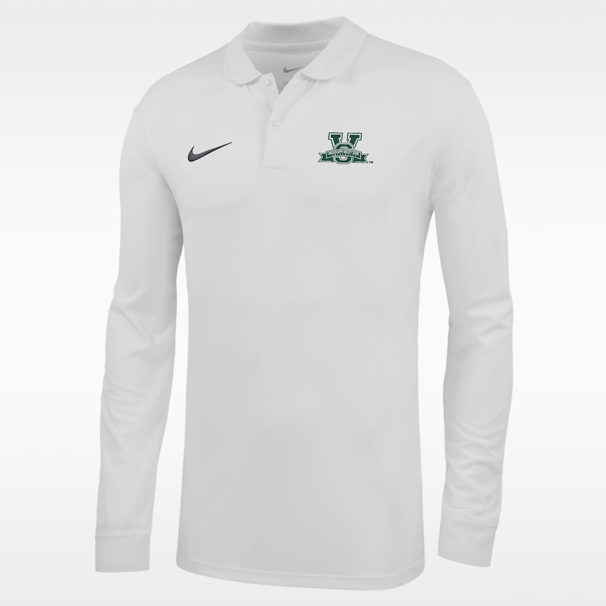 Nike College (Mississippi Valley State University) Men's Dri-FIT Long-Sleeve Polo