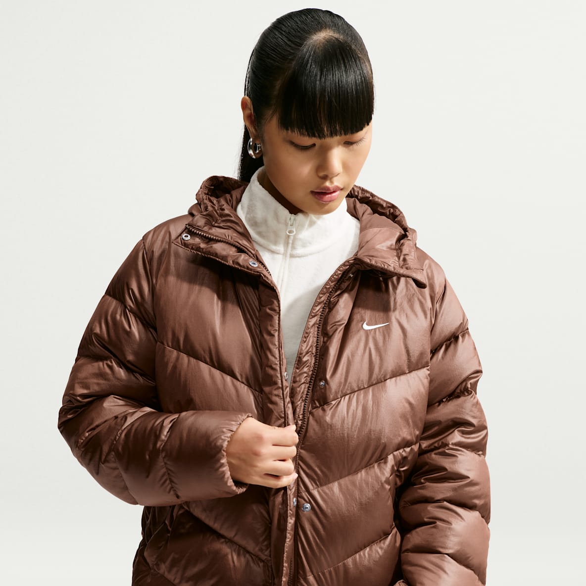 Nike Sportswear Windpuffer Women's Loose Storm-FIT Hooded Down Jacket