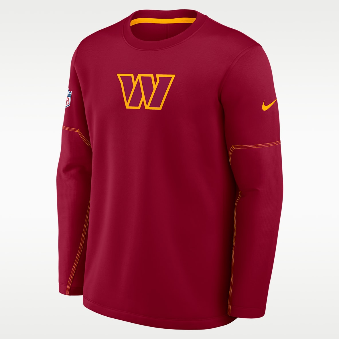 Washington Commanders Sideline Coaches Men's Nike Therma-FIT NFL Long-Sleeve T-Shirt