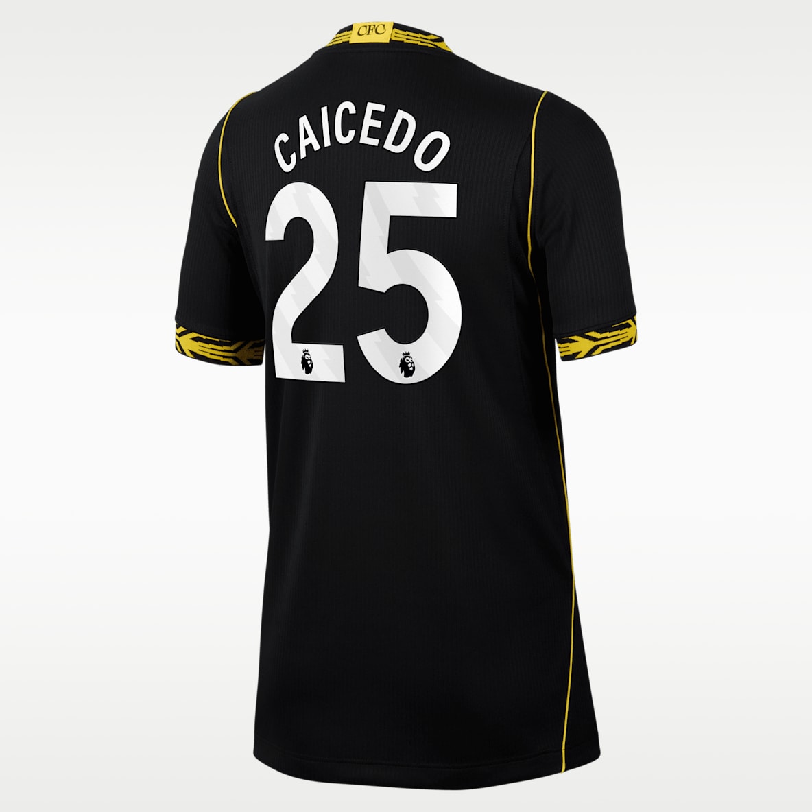 Moisรฉs Caicedo Chelsea 2026/27 Stadium Away Big Kids' Nike Dri-FIT Soccer Jersey