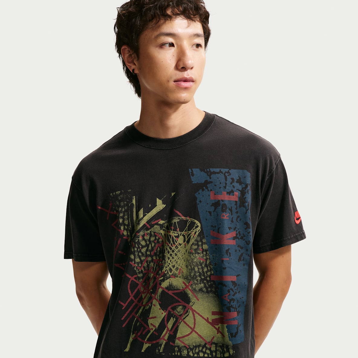 Nike เสื้อยืดบาสเก็ตบอลผู้ชาย