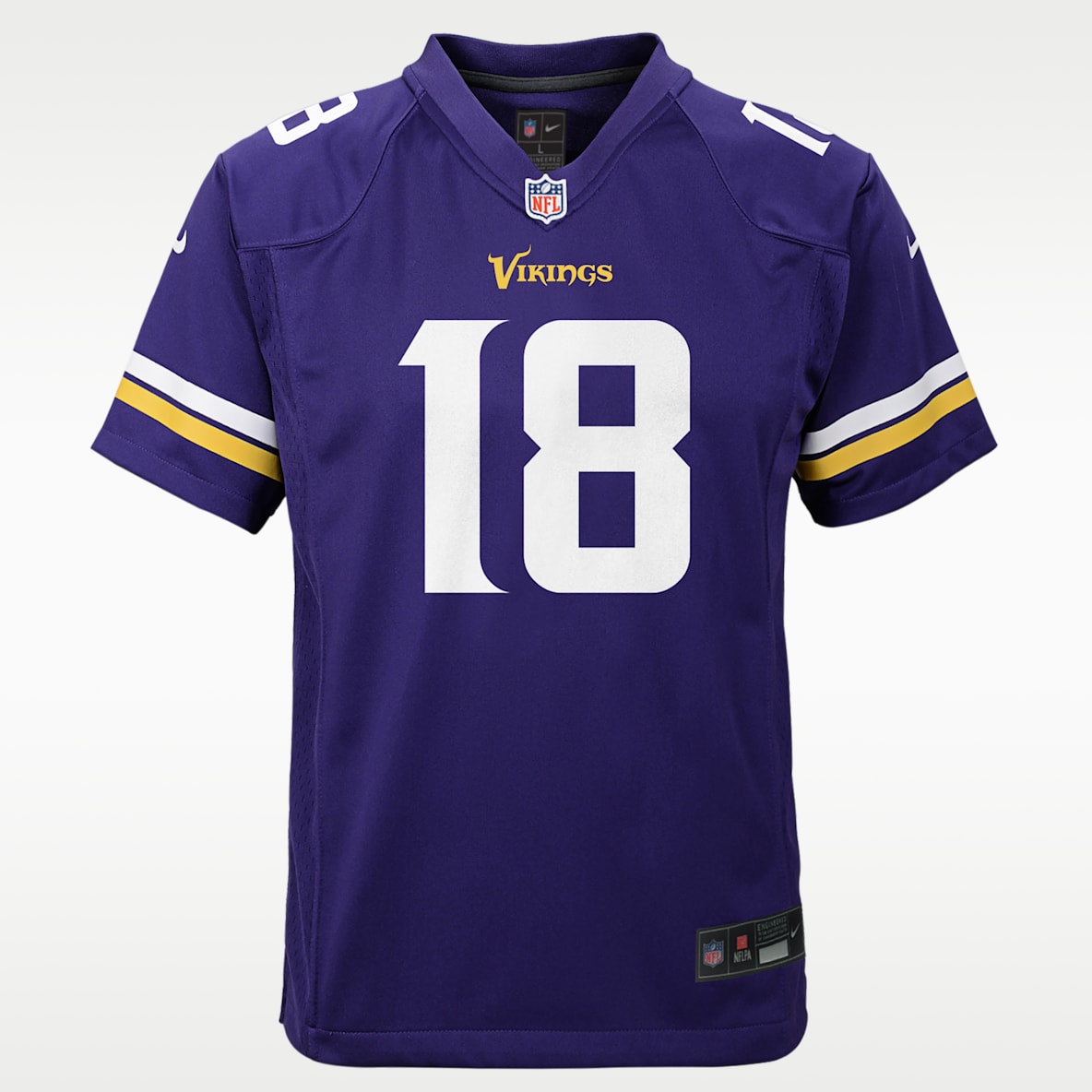 Justin Jefferson Minnesota Vikings 2024 Big Kids' Nike NFL Game Jersey