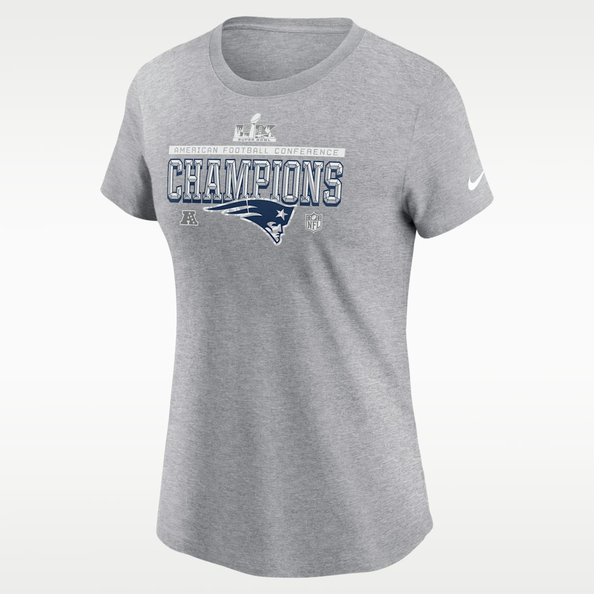 New England Patriots 2026 AFC Champions Trophy Collection Women's Nike NFL T-Shirt