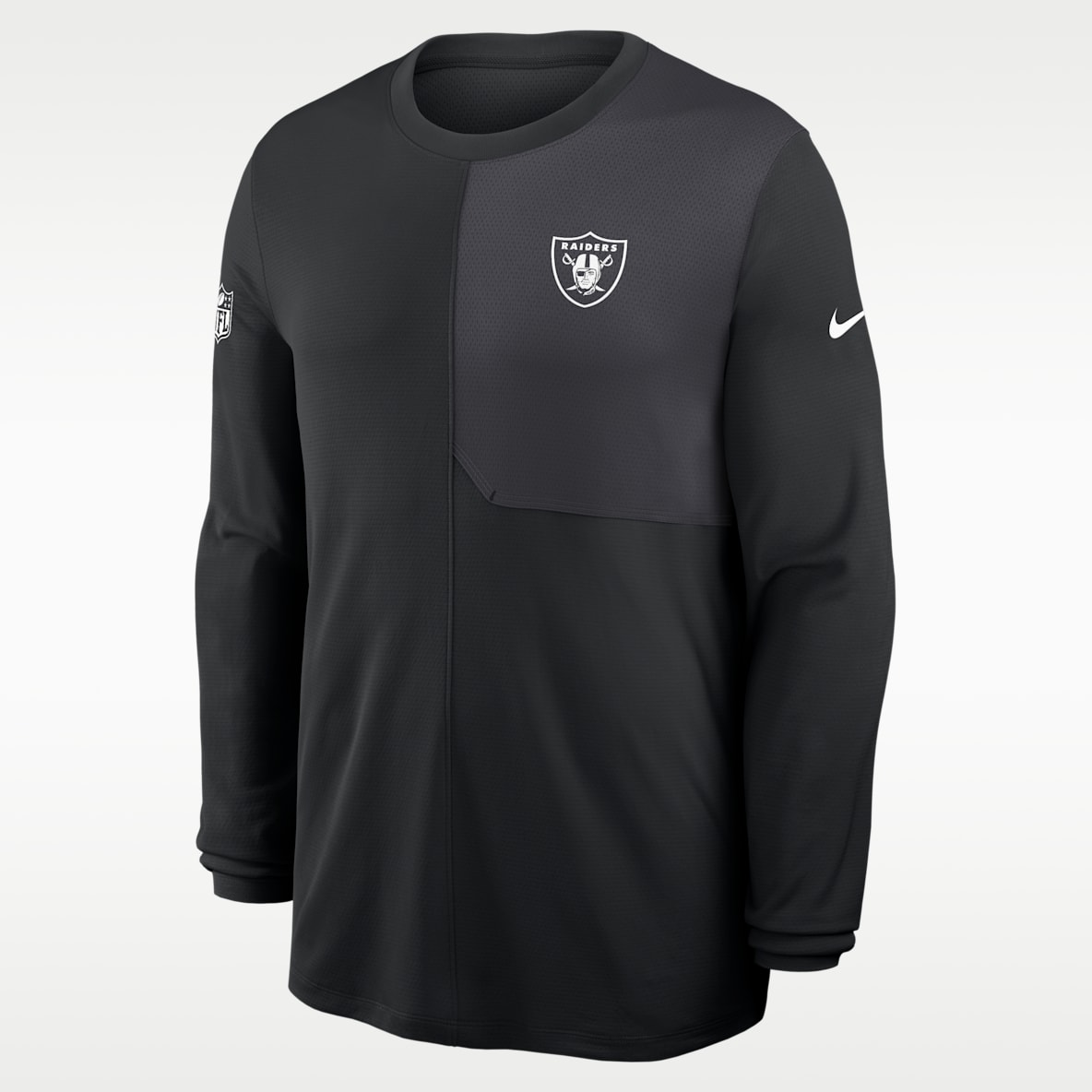Las Vegas Raiders Sideline Coach Men's Nike Dri-FIT NFL Long-Sleeve Top