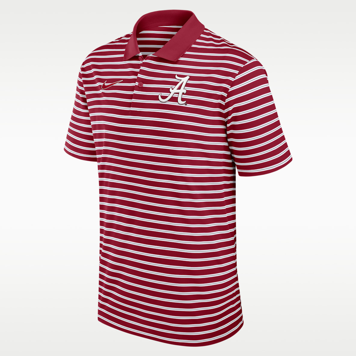 Alabama Crimson Tide Primetime Victory Striped Men's Nike Dri-FIT College Polo