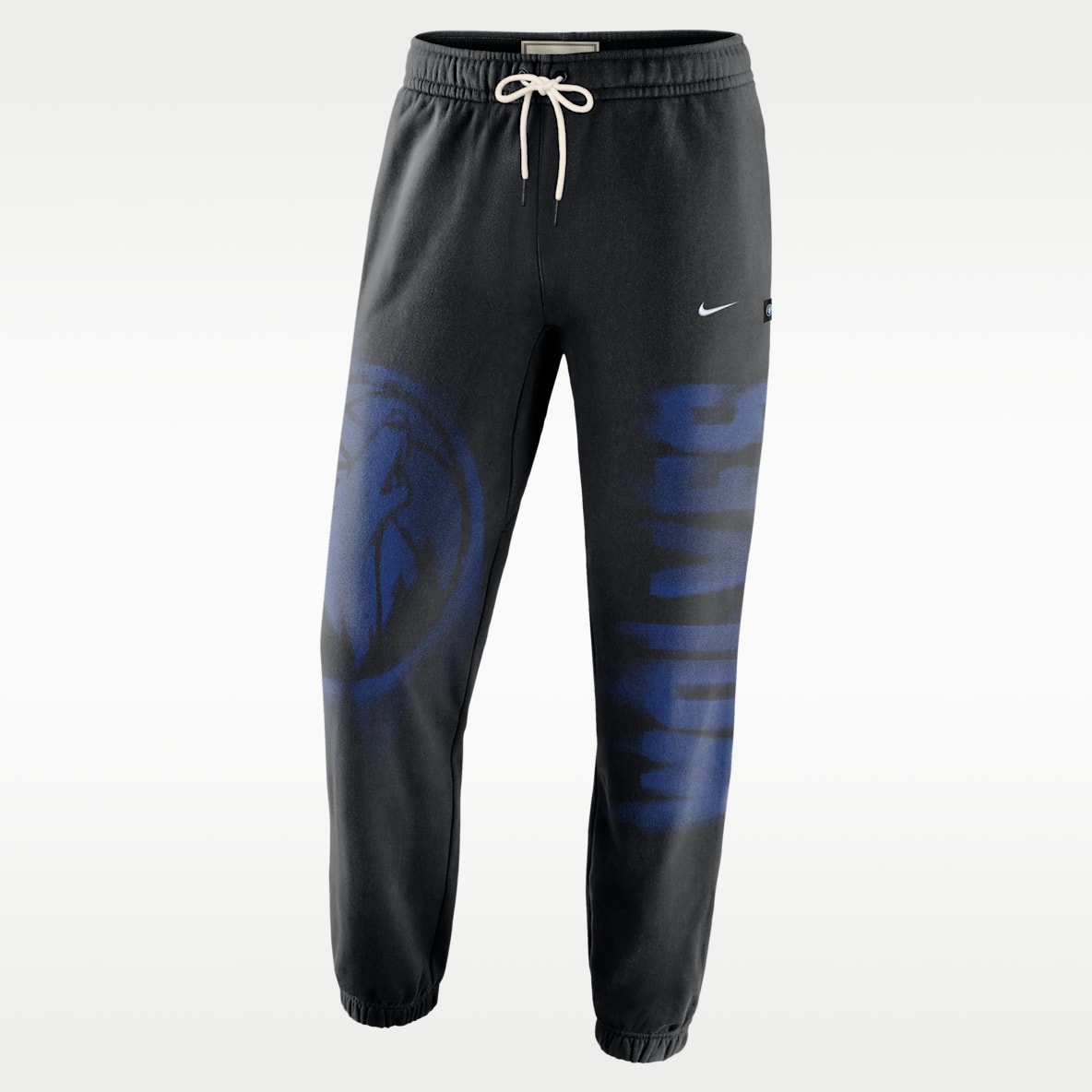 Minnesota Timberwolves Standard Issue Pants de básquetbol de tejido Fleece Therma-FIT para hombre