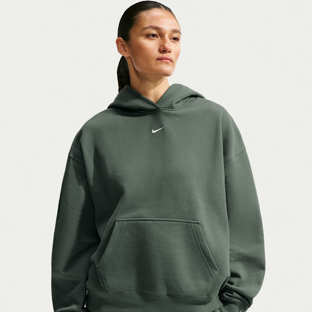 Nike Studio Fleece Medium Weight Women's Oversized Pullover Hoodie