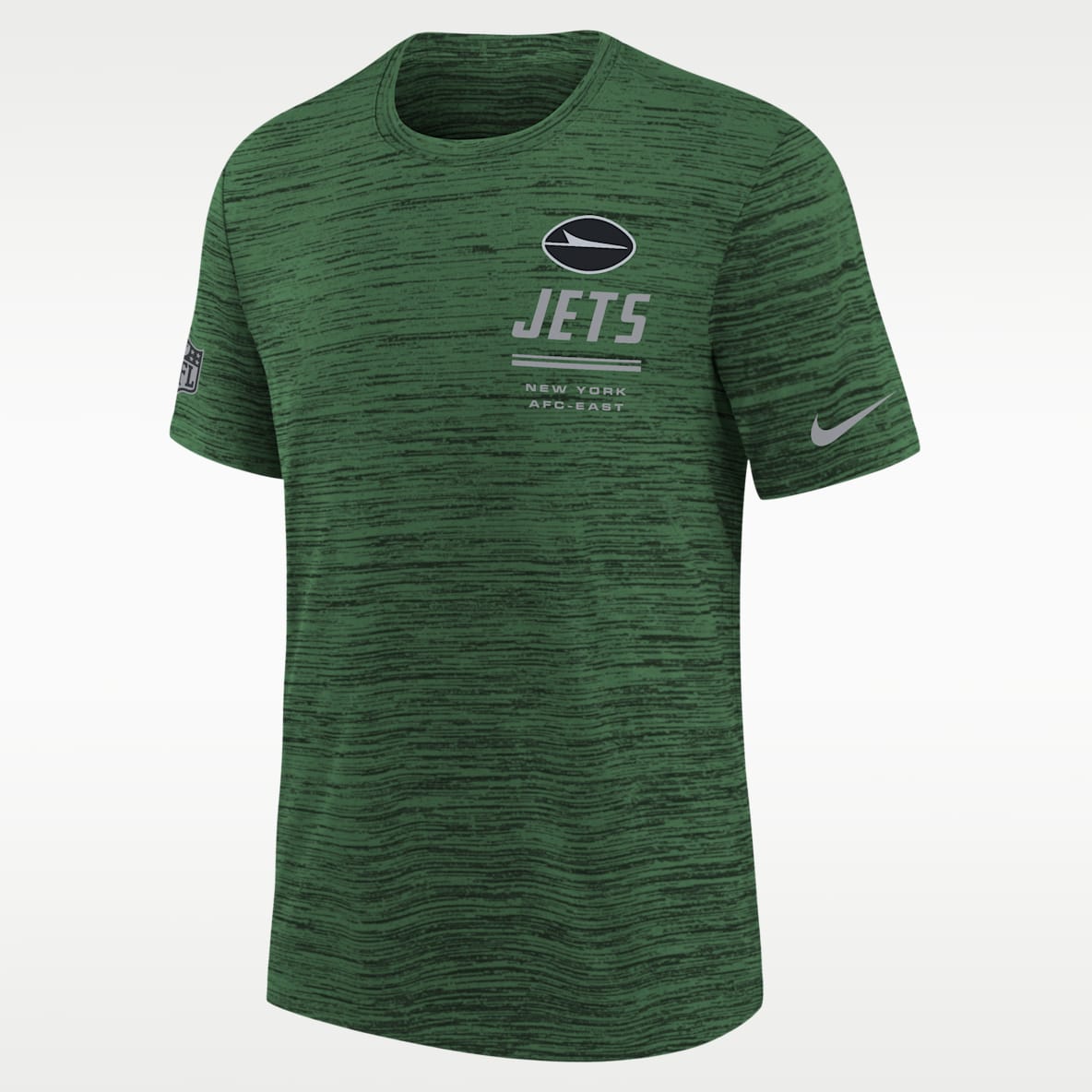 New York Jets Sideline Team Issue Velocity Big Kids' Nike Dri-FIT NFL T-Shirt